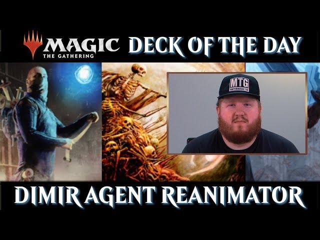 Magic the Gathering Deck DIMIR AGENT REANIMATOR deutsch traderonlinevideo MTG Trader 2019 Tutorial