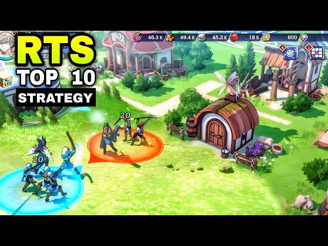 Top 10 STRATEGY Games 2025 | Best RTS Android & iOS (BASE BUILDING GAMES)