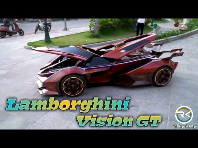 Proses pembuatan Lamborghini Vision GT // Reaction video viral 2022 By Rizky kecy Js