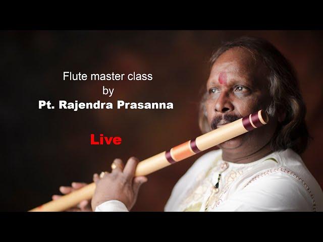Live  Bansuri/ Flute lesson by Pt. Rajendra Prasanna