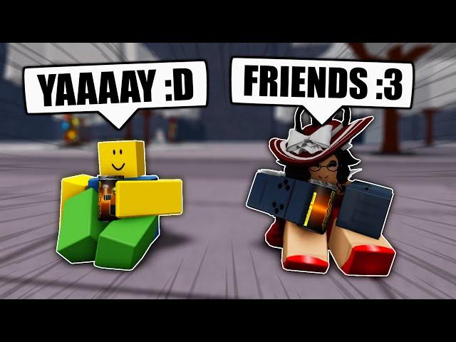 I Met The NICEST KID In The Strongest Battlegrounds.. | Roblox