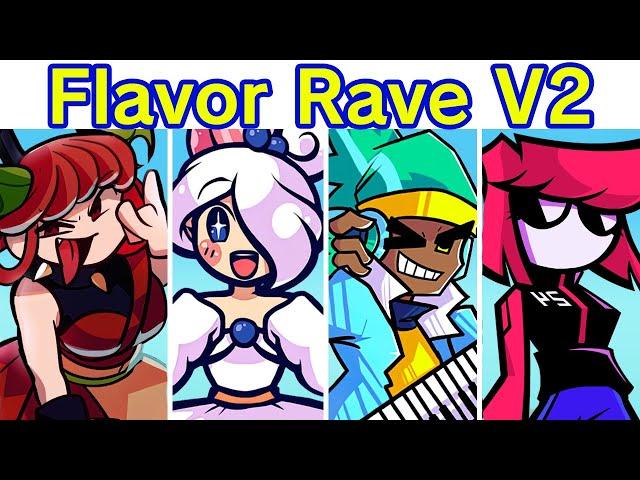 Friday Night Funkin' Flavor Rave V2 + Cutscenes | Sweet & Sour vs Spicy & Smoky (FNF Mod/All Songs)