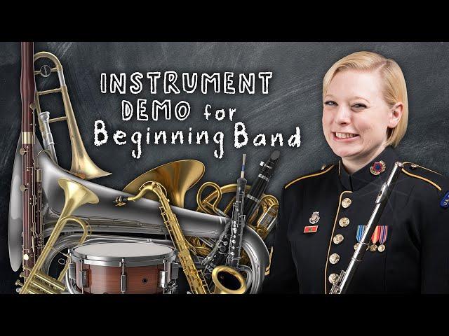 Instrument Demonstration for Beginning Band