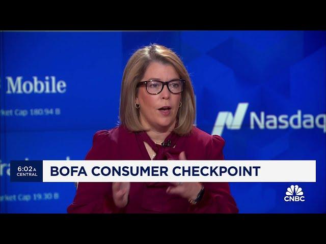 Consumer spending growth is moderating, says BofA Institute’s Liz Everett Krisberg