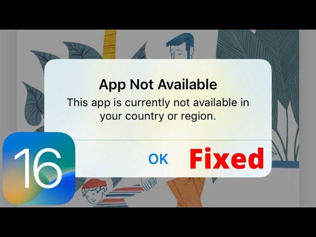 This App Is Not Available In Your Country On iPhone Fixed iOS 16 Install Any App iOS 16