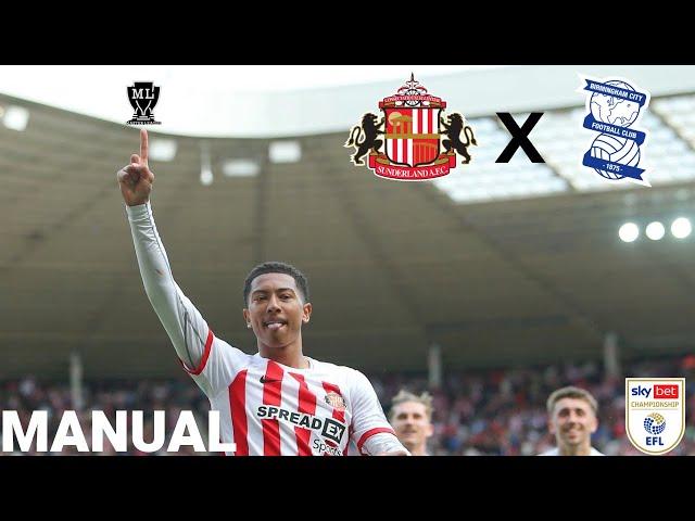 PES 2021 Sunderland x Birmingham City (Master Liga 32º Jogo - EFL Championship 2023/ 24) Manual FUMA