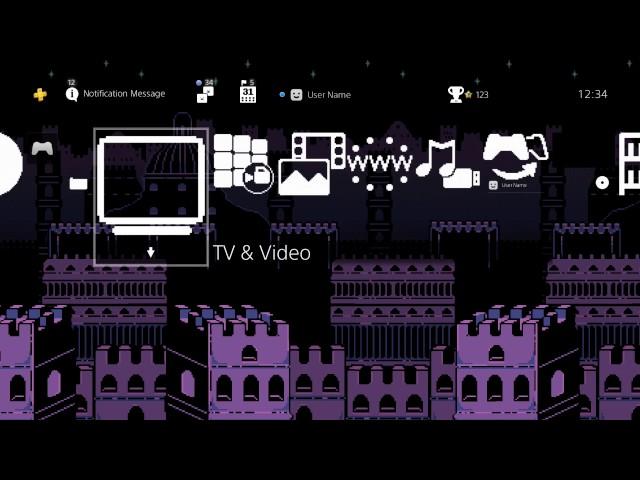 UNDERTALE PlayStation 4 Dynamic Theme "Ruins"