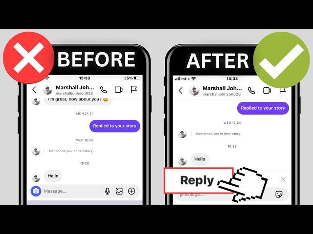 How to Get The Reply Option on Instagram - 2023 - Update Instagram Messenger