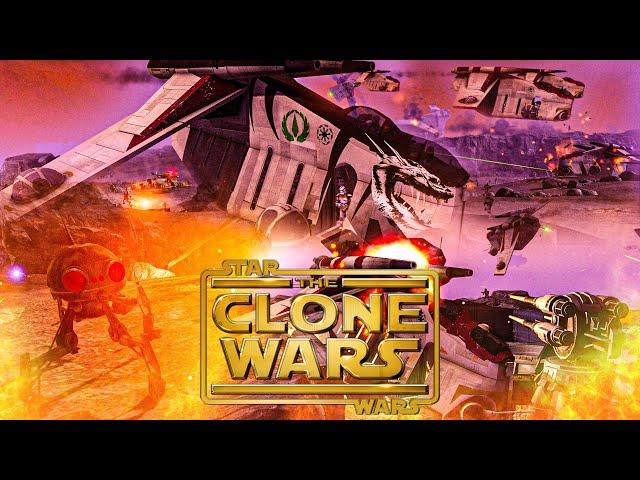 Star Wars the Clone Wars - Battle of Sarrish! (Cinematic) | Men of War Assault Squad 2