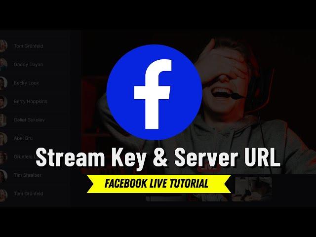 How to Find Stream Key and Server URL on Facebook 