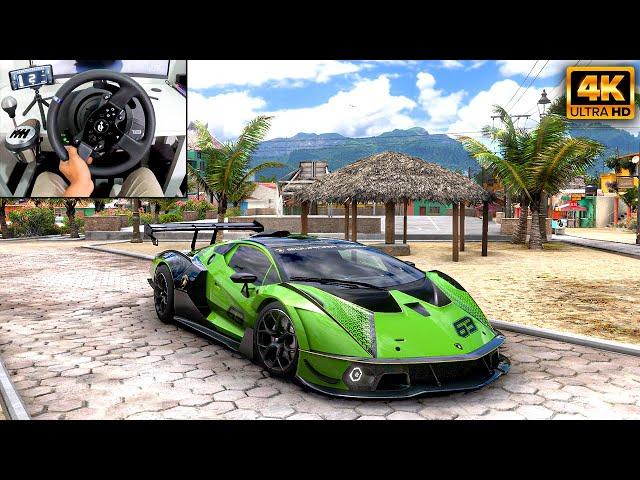 1500HP Lamborghini Essenza | Goliath Race | Forza Horizon 5 | Thrustmaster T300RS gameplay