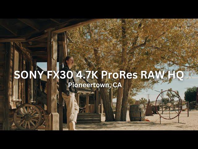 Sony FX30 4.7K (4672 x 2628) NEW Atomos Ninja ProRes RAW HQ 16-bit - Pioneertown California