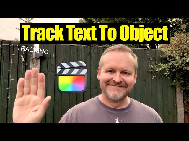 Final Cut Pro Text Object Tracking Tutorial