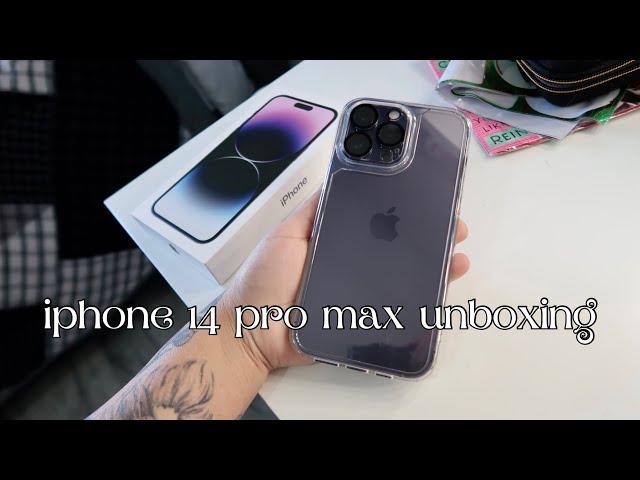 IPHONE 14 PRO MAX DEEP PURPLE UNBOXING