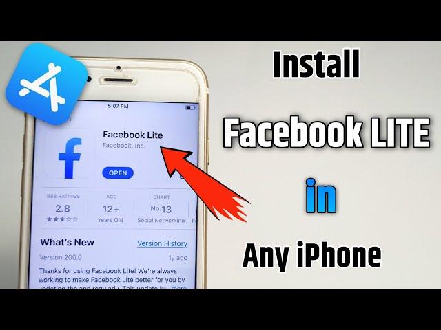 How to install facebook lite in iphone | How To Download Facebook Lite In Iphone |