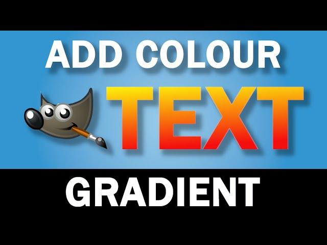 Use This Tip to Add Colour Gradient to Text in Gimp