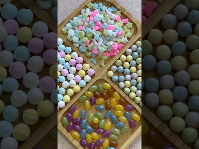 Filling platter with sweets #asmr #sweet #unboxing