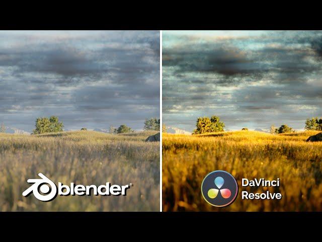 Pro 3D Render Color Grading in DaVinci Resolve + FREE EXR LUT!