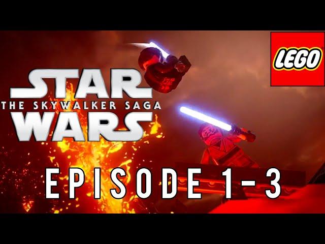 LEGO: STAR WARS: THE SKYWALKER SAGA - EPISODE 1 - 3 - FULL PREQUEL TRILOGY WALKTHROUGH