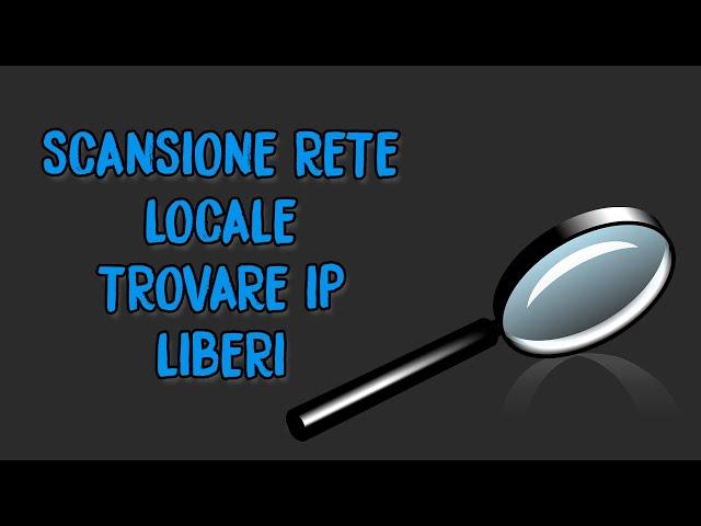 Come trovare gli indirizzi IP occupati sulla vostra rete locale