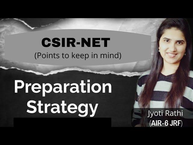 Preparation strategy for csir net chemical science|How to prepare for CSIR-NET chemistry| Final Tips