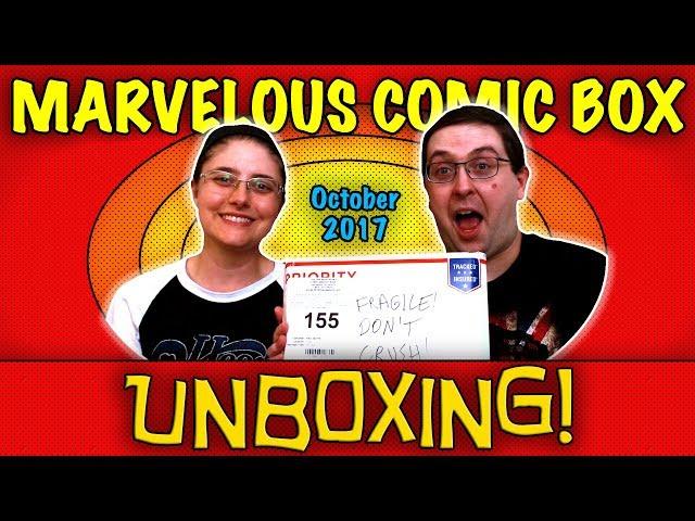 UNBOXING! Marvelous Comic Box October 2017 - NEW Comic Subscription