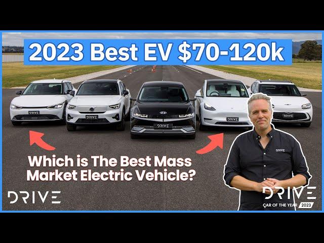 Best EV $70,000–$120,000 | Kia EV6, Tesla Model Y, Ioniq 5, Volvo C40, GV60 | Drive.com.au