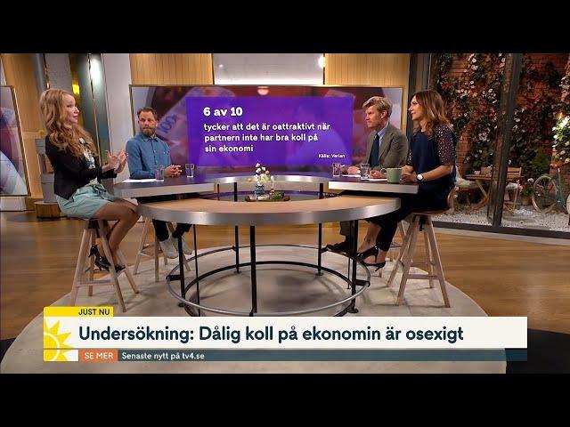 Undersökning: Dålig koll på ekonomin är osexigt | Nyhetsmorgon | TV4 & TV4 Play