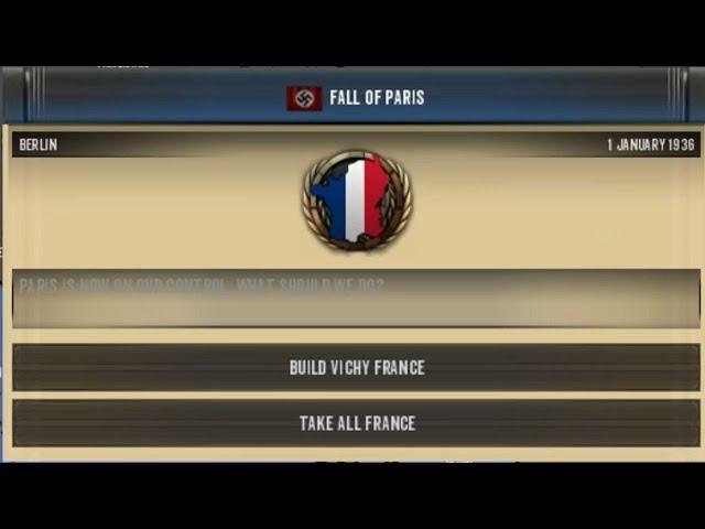 Age of Civilization 2: France Surrendering Event