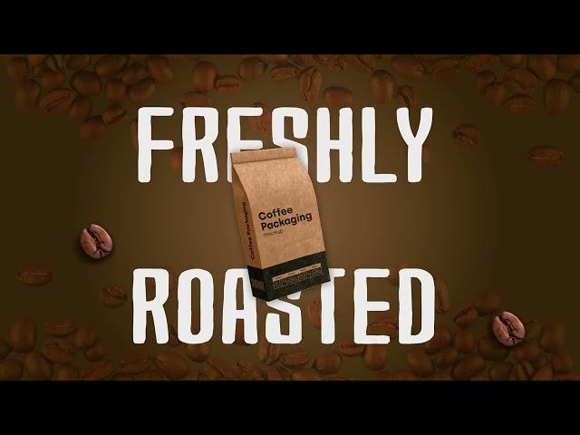 Commercial Advertisement for Coffee brand | Motion Graphics | After Effects