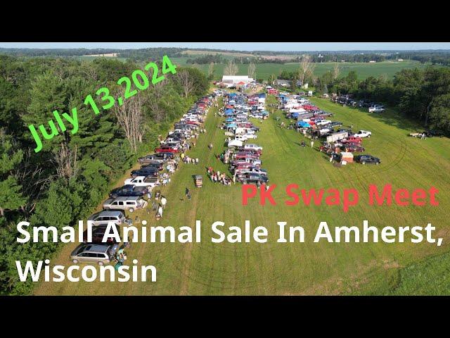 PK Swap Meet July 13,2024 Small Animal Sale In Amherst, Wsconsin