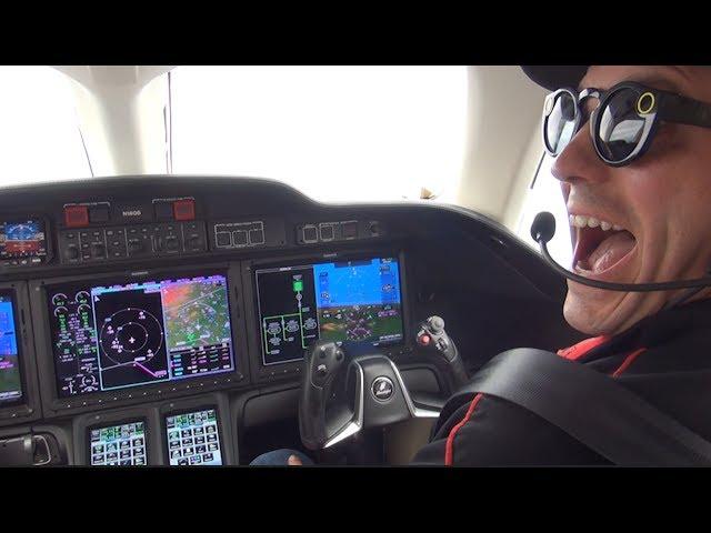 Watch Me Fly the $5 Million HondaJet Including Tips & Tricks
