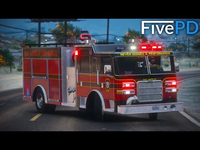 THE Most Realistic Fire Sim! | GTA 5 FivePD 19