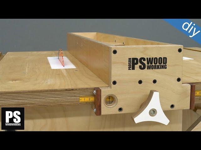 Portable Workshop Improvements / DIY Table Saw Rip Fence