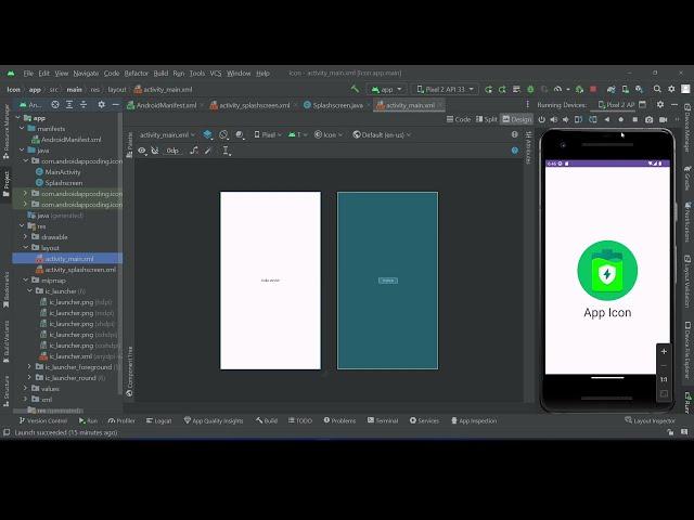 How to create Animation  Splash Screen in android studio | Splash screen 2023 | source code