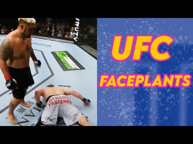 UFC Fighters Getting Slept Face First Into the Canvas