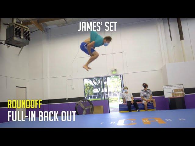 James West vs Cameron Eckberg AIRTRACK Game of TRICK