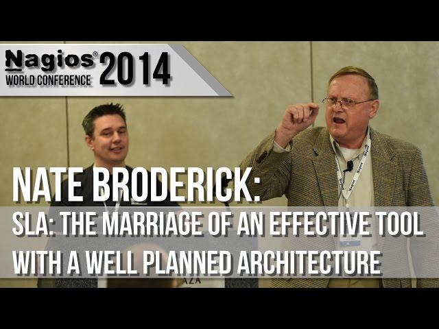 Nate Broderick: SLA: The Marriage of a Tool with Well Planned Architecture - Nagios Con 2014