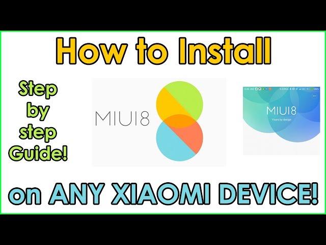 Flash MIUI 8 Stock ROM on any Xiaomi Device with Locked/Unlocked Bootloader!