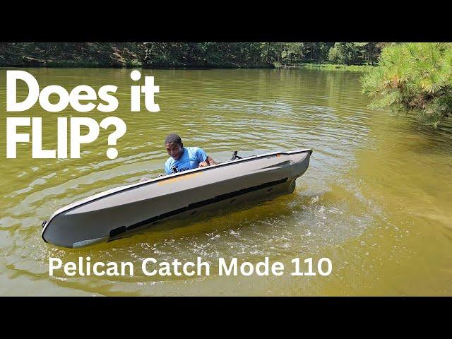 Does It Flip? Pelican Catch Mode 110 Kayak Stability Test and Fishability