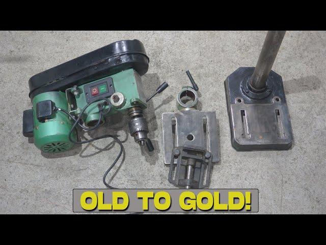 Drill Press 1992. Restoration (INTERKRENN made in Germany)  (ASMR)