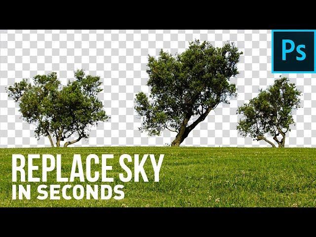 Crazy Trick To Replace Sky in Seconds! - Photoshop Tutorial