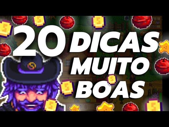 ESSAS DICAS IRÃO TE IMPRESSIONAR no Stardew Valley