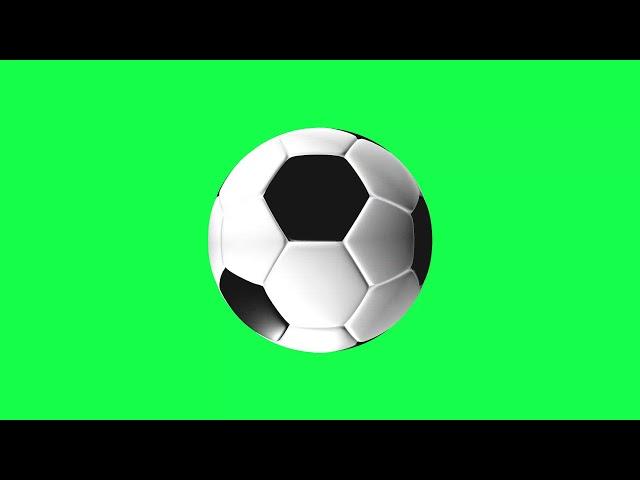 football, soccer ball Green Screen