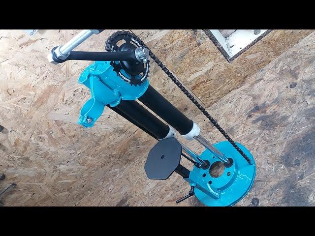 "ИНТЕРЕСНЫЙ" и "ПРОСТОЙ" вариант стойки для дрели с цепным приводом/Homemade Drill press