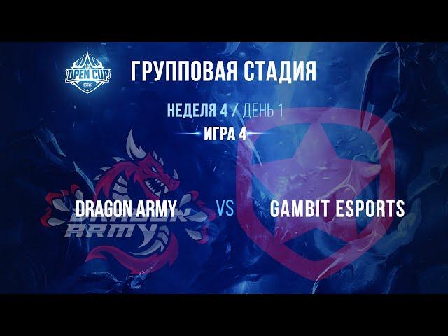 LCL Open Cup Зима 2020 | Групповая стадия | Неделя 4 | День 1 | DA vs GMB