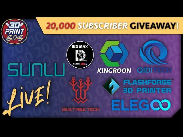 20,000 Subscriber GIVEAWAY - LIVE