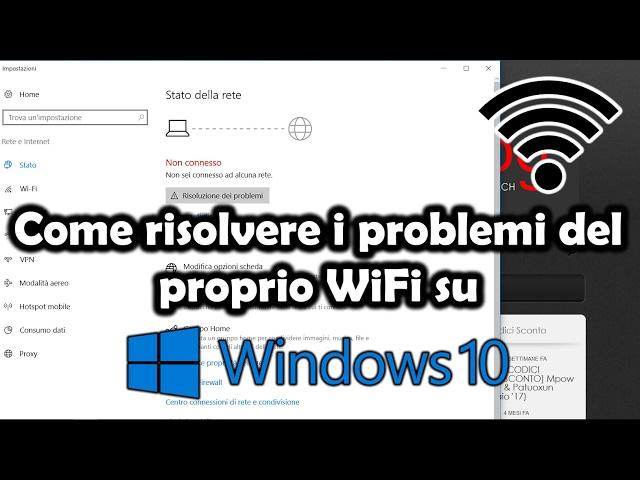 Ripristinare il WiFi su Windows 10 - GUIDA PASSO A PASSO