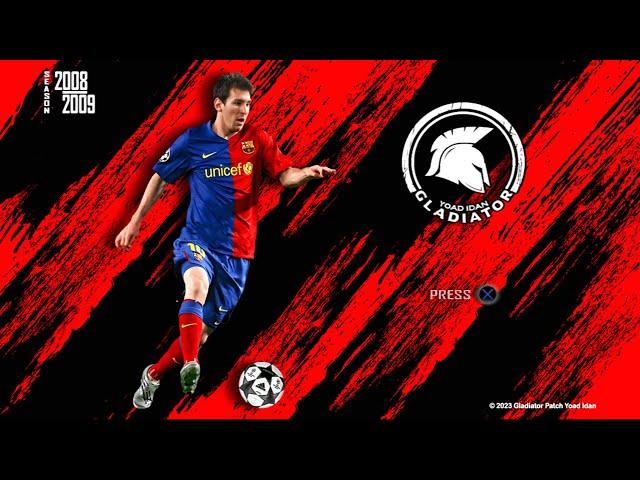 PES 6 New Gladiator Patch 2008-09 | Review & Gameplay + Download links