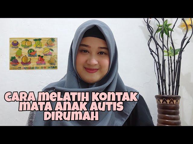 Cara melatih kontak mata anak autis dirumah!! Hanya dengan puzzle saja!!